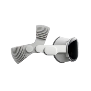 Apple Vision Pro with head strap, side view