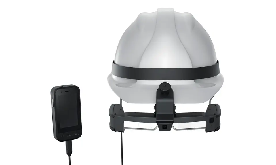 Epson Moverio BT-45CS z hełmem