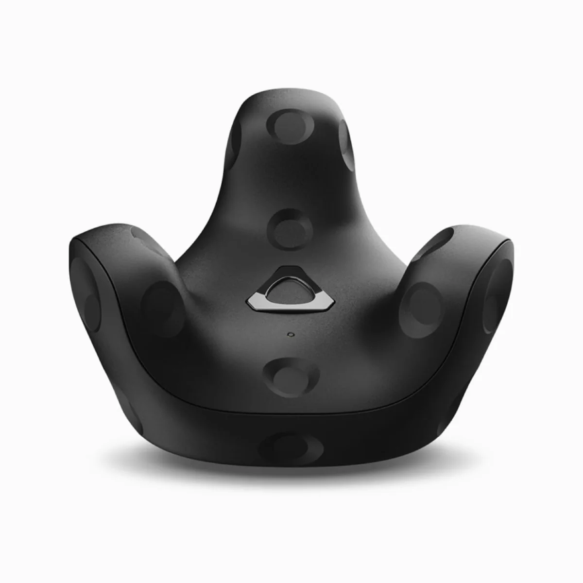 Czarny tracker HTC VIVE Tracker 3.0 na jasnym tle