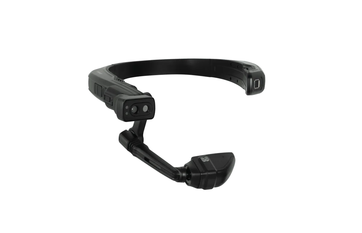 RealWear Navigator 520 with an adjustable display arm and camera