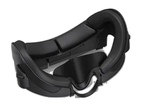 BOBOVR F3 — complete facial interface, angled view