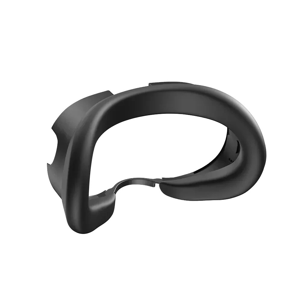 KIWI Design F3 on the original Meta Quest 3 facial interface, angled view KIWI Design F3 on the original Meta Quest 3 facial interface, angled view