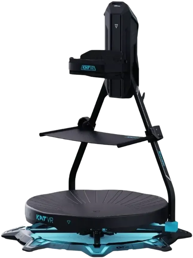 KatWalk C2+ VR treadmill, KatWalk C2+ VR treadmill Enhanced, widok z boku pod innym kątem