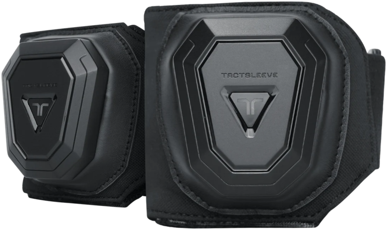 Para opasek bHaptics TactSleeve, widok z przodu