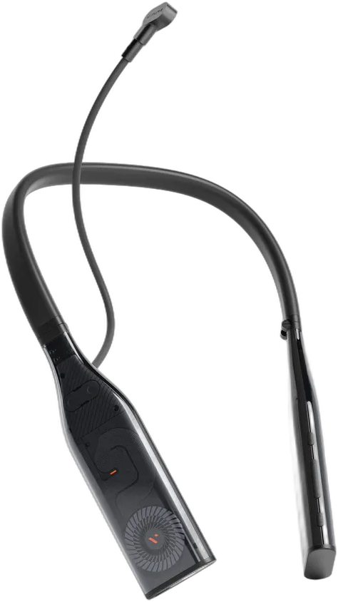 VITURE Pro Neckband, hero image on a dark studio background