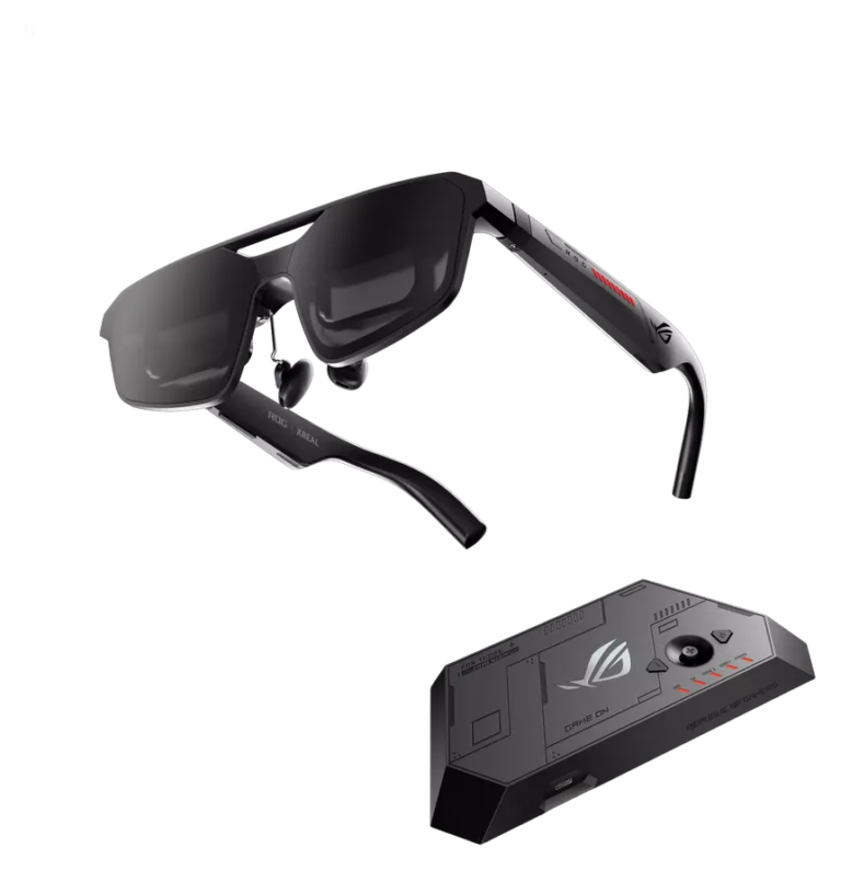 ASUS ROG XREAL R1, okulary AR do gier, widok głównyy