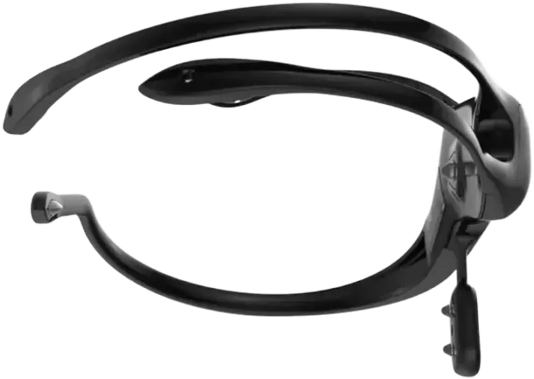Emotiv Insight EEG headset on a white background, side view