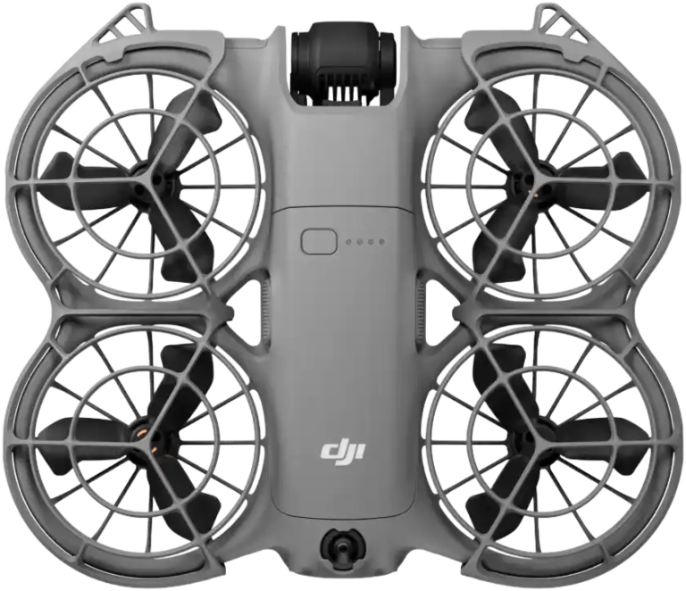 DJI Neo 2, DJI Neo 2, widok od tyłu z logo DJI